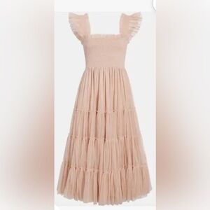 Hill House Midi Dress in Blush Pink